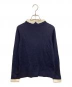 MACKINTOSH PHILOSOPHYマッキントッシュ フィロソフィー）の古着「クレリックカラーニット」｜ネイビー