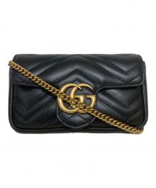 GUCCI（グッチ）の古着「チェーンショルダーバッグ」｜ブラック
