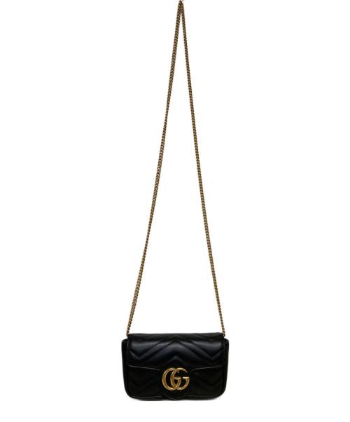 GUCCI（グッチ）GUCCI (グッチ) チェーンショルダーバッグ ブラック サイズ:-の古着・服飾アイテム
