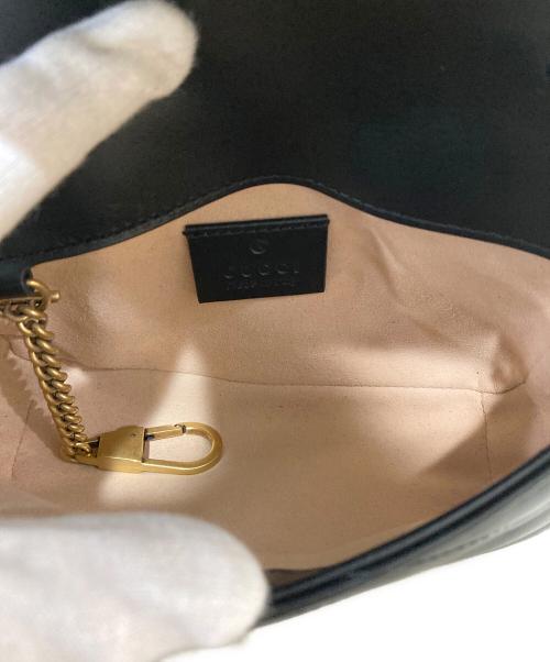 GUCCI（グッチ）GUCCI (グッチ) チェーンショルダーバッグ ブラック サイズ:-の古着・服飾アイテム