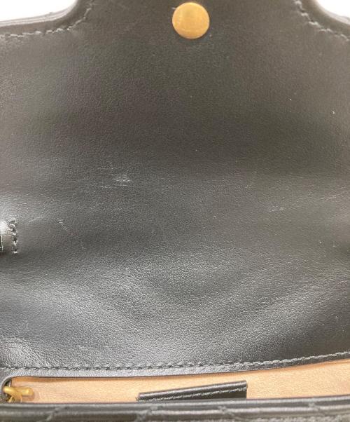 GUCCI（グッチ）GUCCI (グッチ) チェーンショルダーバッグ ブラック サイズ:-の古着・服飾アイテム