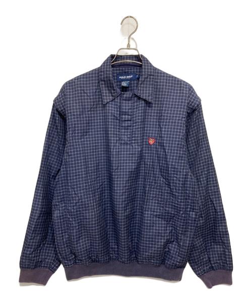 POLO GOLF（ポロ ゴルフ）POLO GOLF (ポロ ゴルフ) 2WAYプルオーバージャケット ネイビー サイズ:Mの古着・服飾アイテム
