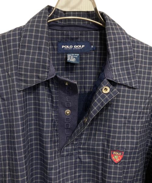 POLO GOLF（ポロ ゴルフ）POLO GOLF (ポロ ゴルフ) 2WAYプルオーバージャケット ネイビー サイズ:Mの古着・服飾アイテム