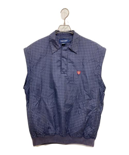 POLO GOLF（ポロ ゴルフ）POLO GOLF (ポロ ゴルフ) 2WAYプルオーバージャケット ネイビー サイズ:Mの古着・服飾アイテム