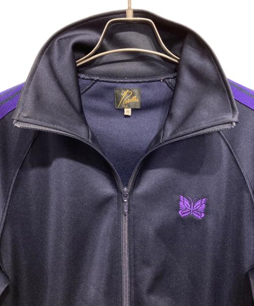 Needles（ニードルズ）Needles (ニードルズ) Track Jacket ネイビー×パープル サイズ:Mの古着・服飾アイテム