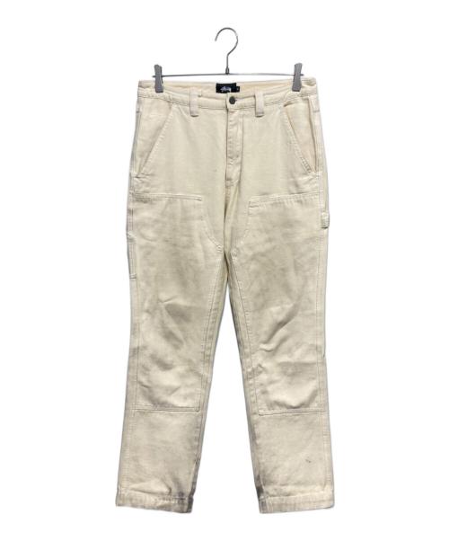 stussy（ステューシー）stussy (ステューシー) ダブルニーペインターパンツ ベージュ サイズ:30の古着・服飾アイテム
