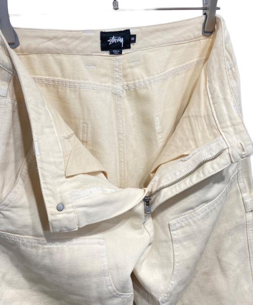 stussy（ステューシー）stussy (ステューシー) ダブルニーペインターパンツ ベージュ サイズ:30の古着・服飾アイテム