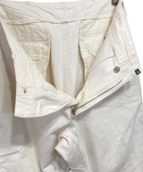 nanamica（ナナミカ）nanamica (ナナミカ) WIDE DENIM PANTS ホワイト サイズ:30の古着・服飾アイテム