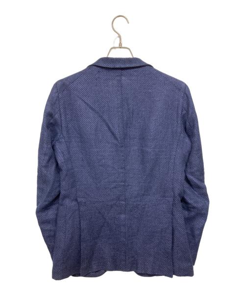 TAGLIATORE（タリアトーレ）TAGLIATORE (タリアトーレ) リネンウールテーラードジャケット ネイビー サイズ:46/Rの古着・服飾アイテム