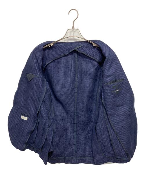 TAGLIATORE（タリアトーレ）TAGLIATORE (タリアトーレ) リネンウールテーラードジャケット ネイビー サイズ:46/Rの古着・服飾アイテム