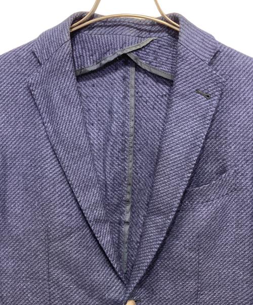TAGLIATORE（タリアトーレ）TAGLIATORE (タリアトーレ) リネンウールテーラードジャケット ネイビー サイズ:46/Rの古着・服飾アイテム