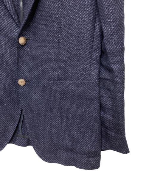 TAGLIATORE（タリアトーレ）TAGLIATORE (タリアトーレ) リネンウールテーラードジャケット ネイビー サイズ:46/Rの古着・服飾アイテム