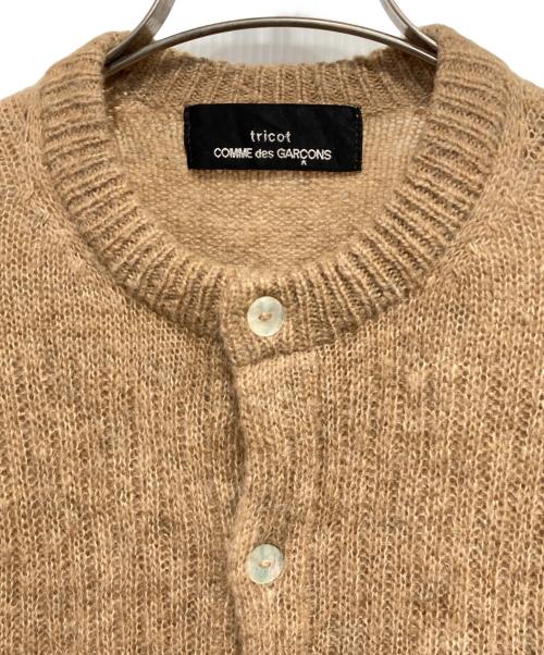 tricot COMME des GARCONS（トリココムデギャルソン）tricot COMME des GARCONS (トリココムデギャルソン) アルパカ混カーディガン ブラウン サイズ:-の古着・服飾アイテム