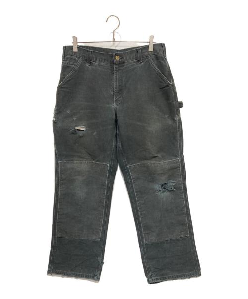 CarHartt（カーハート）CarHartt (カーハート) ダブルニーペインターパンツ ブラック サイズ:34×30の古着・服飾アイテム