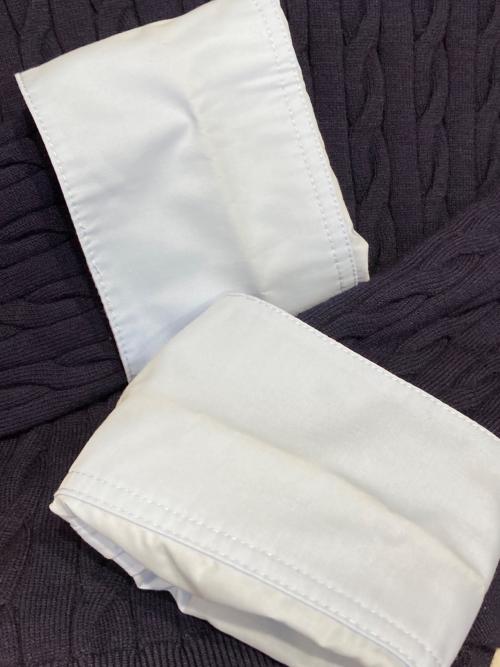 CADUNE（カデュネ）CADUNE (カデュネ) ケーブルポロニット ネイビー サイズ:38の古着・服飾アイテム