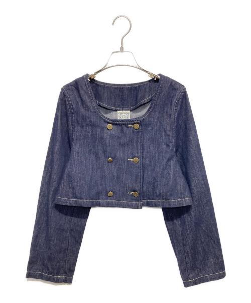 Tnewties（トゥエンティーズ）TNEWTIES (トゥエンティーズ) デニムダブルブレストトップス インディゴ サイズ:Sの古着・服飾アイテム