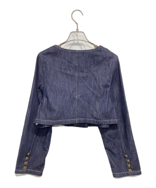 Tnewties（トゥエンティーズ）TNEWTIES (トゥエンティーズ) デニムダブルブレストトップス インディゴ サイズ:Sの古着・服飾アイテム