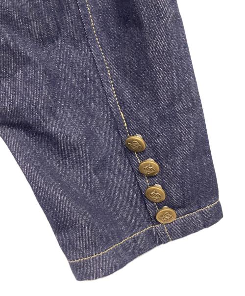 Tnewties（トゥエンティーズ）TNEWTIES (トゥエンティーズ) デニムダブルブレストトップス インディゴ サイズ:Sの古着・服飾アイテム