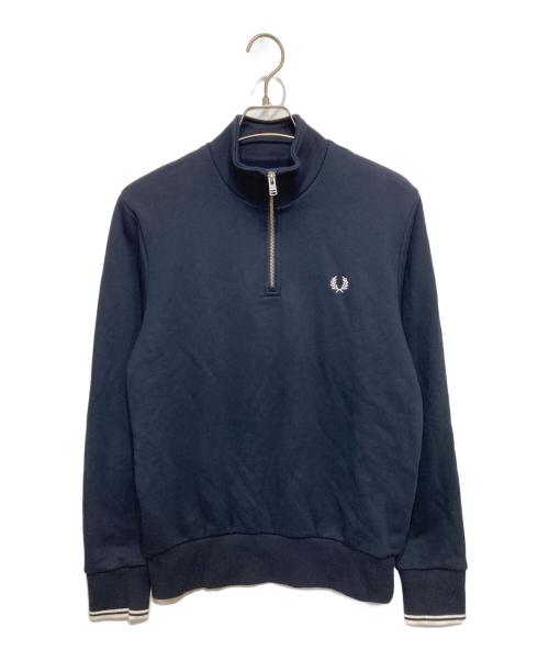 FRED PERRY（フレッドペリー）FRED PERRY (フレッドペリー) ハーフジップスウェット ネイビー サイズ:Mの古着・服飾アイテム