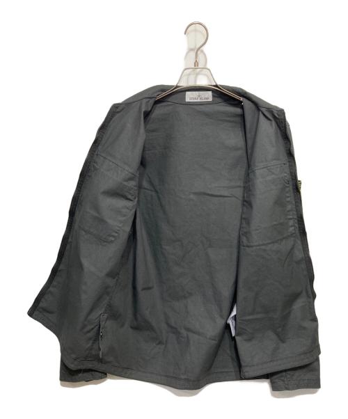 STONE ISLAND（ストーンアイランド）STONE ISLAND (ストーンアイランド) ガーメントダイスーピマコットンストレッチツイルシャツブルゾン グレー サイズ:Mの古着・服飾アイテム