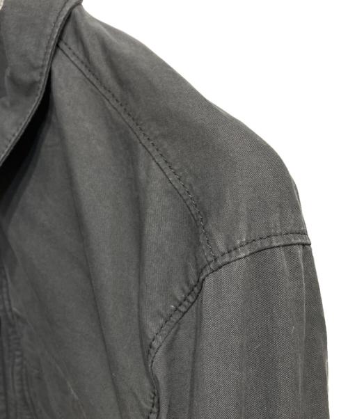 STONE ISLAND（ストーンアイランド）STONE ISLAND (ストーンアイランド) ガーメントダイスーピマコットンストレッチツイルシャツブルゾン グレー サイズ:Mの古着・服飾アイテム