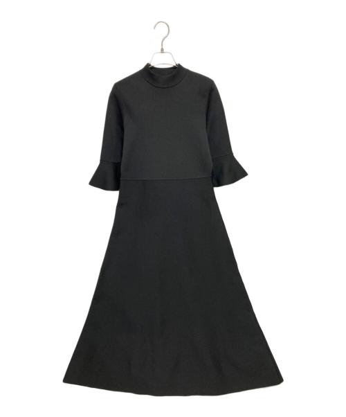Loulou Willoughby（ルルウィルビー）Loulou Willoughby (ルルウィルビー) フレアロングワンピース ブラック サイズ:2の古着・服飾アイテム