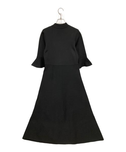 Loulou Willoughby（ルルウィルビー）Loulou Willoughby (ルルウィルビー) フレアロングワンピース ブラック サイズ:2の古着・服飾アイテム