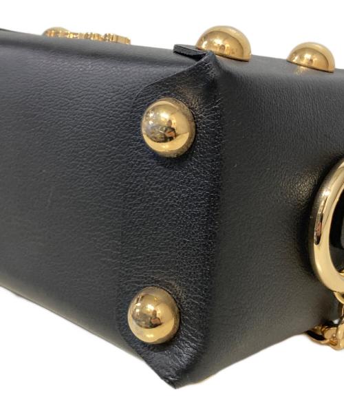 masu（エムエーエスユー）masu (エムエーエスユー) LEATHER CAKE BAG ブラックの古着・服飾アイテム