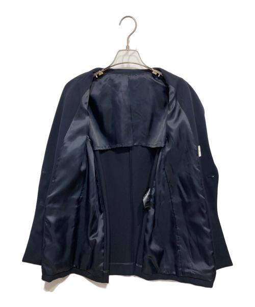 Spick and Span（スピック＆スパン）Spick and Span (スピック＆スパン) ドライツイルダブルブレストジャケット ネイビー サイズ:38の古着・服飾アイテム