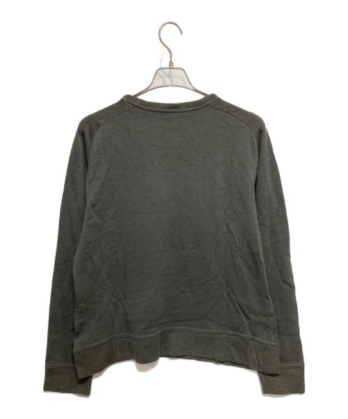 NIGEL CABOURN（ナイジェルケーボン）NIGEL CABOURN (ナイジェルケーボン) Peak Performance (ピーク・パフォーマンス) コットンウールスウェット グレー サイズ:Lの古着・服飾アイテム
