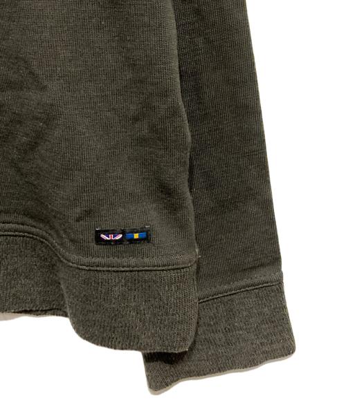 NIGEL CABOURN（ナイジェルケーボン）NIGEL CABOURN (ナイジェルケーボン) Peak Performance (ピーク・パフォーマンス) コットンウールスウェット グレー サイズ:Lの古着・服飾アイテム