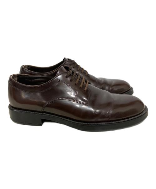 TOD'S（トッズ）TOD'S (トッズ) プレーントゥシューズ ブラウン サイズ:7の古着・服飾アイテム