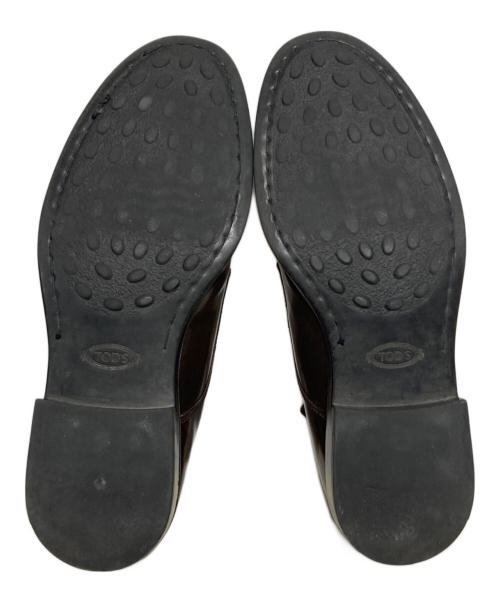 TOD'S（トッズ）TOD'S (トッズ) プレーントゥシューズ ブラウン サイズ:7の古着・服飾アイテム