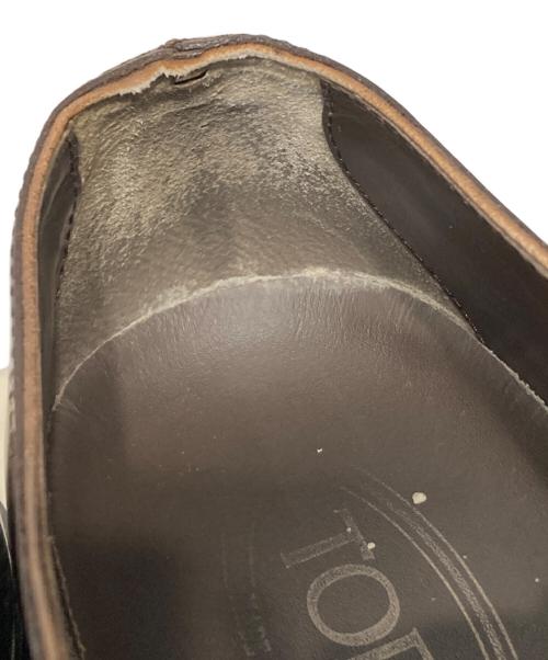 TOD'S（トッズ）TOD'S (トッズ) プレーントゥシューズ ブラウン サイズ:7の古着・服飾アイテム