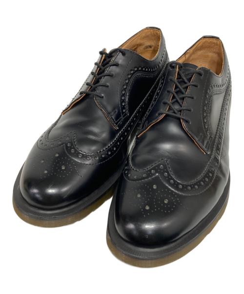 Dr.Martens（ドクターマーチン）Dr.Martens (ドクターマーチン) 5ホールウィングチップシューズ ブラック サイズ:UK10の古着・服飾アイテム