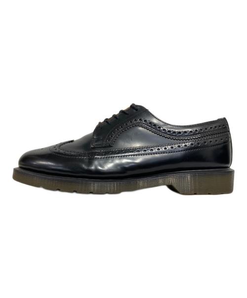 Dr.Martens（ドクターマーチン）Dr.Martens (ドクターマーチン) 5ホールウィングチップシューズ ブラック サイズ:UK10の古着・服飾アイテム