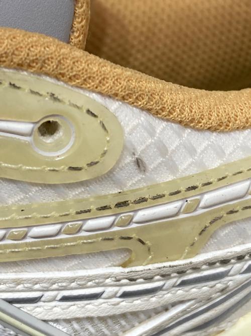 NEW BALANCE（ニューバランス）NEW BALANCE (ニューバランス) ローカットスニーカー ホワイト×イエロー サイズ:24.5の古着・服飾アイテム