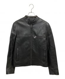 COACH（コーチ）の古着「ラムレザー ライダースジャケット」｜ブラック