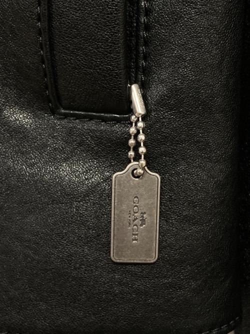 COACH（コーチ）COACH (コーチ) ラムレザー ライダースジャケット ブラック サイズ:Mの古着・服飾アイテム