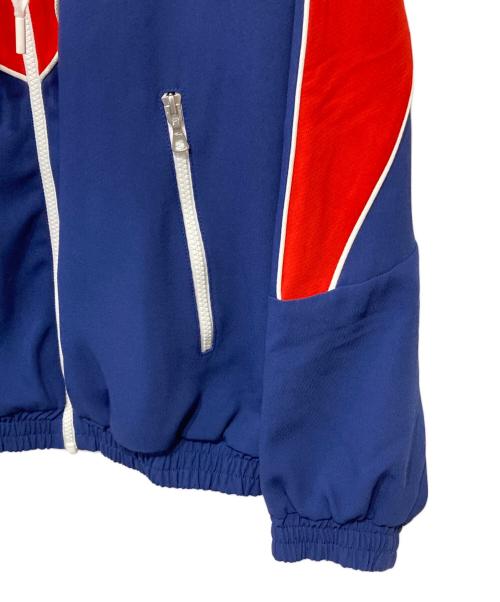 LACOSTE（ラコステ）LACOSTE (ラコステ) ジップパーカー レッド×ネイビー サイズ:36の古着・服飾アイテム
