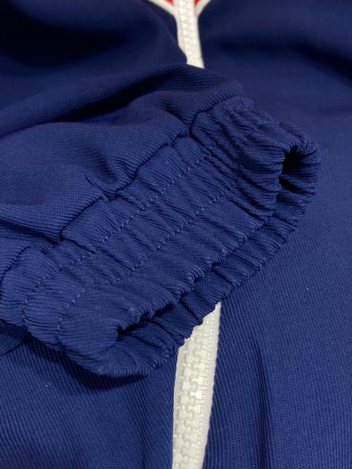LACOSTE（ラコステ）LACOSTE (ラコステ) ジップパーカー レッド×ネイビー サイズ:36の古着・服飾アイテム