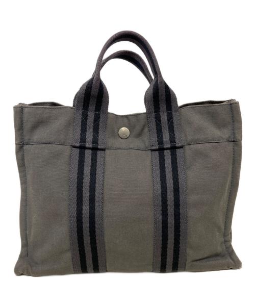 HERMES（エルメス）HERMES (エルメス) トートバッグ グレーの古着・服飾アイテム