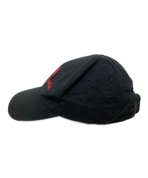 BALENCIAGA（バレンシアガ）BALENCIAGA (バレンシアガ) BB MODE LOGO EMBROIDERY CAP ブラック サイズ:L(59㎝)の古着・服飾アイテム