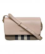 BURBERRYバーバリー）の古着「ニューハンプシャーハウスチェック ショルダーバッグ」｜ピンク