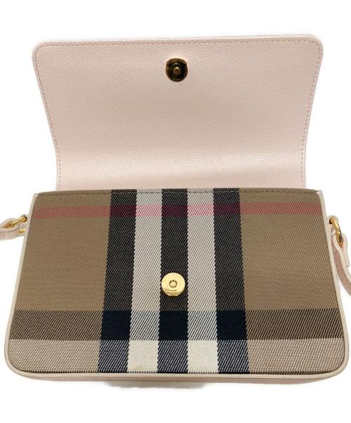 BURBERRY（バーバリー）BURBERRY (バーバリー) ニューハンプシャーハウスチェック ショルダーバッグ ピンク サイズ:-の古着・服飾アイテム