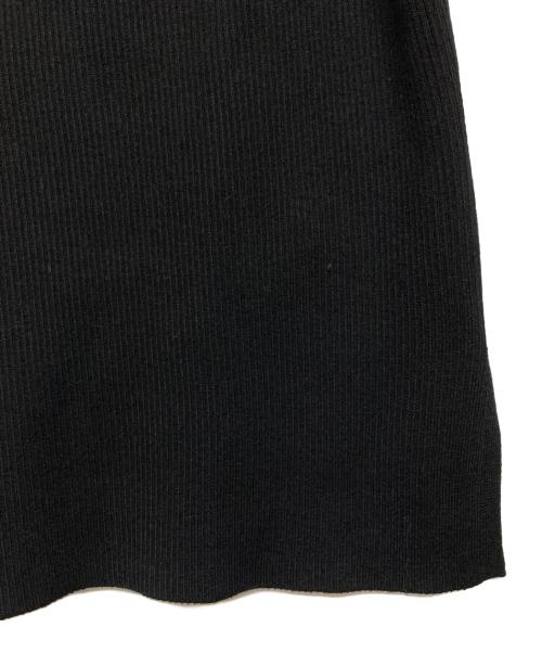 JUSGLITTY（ジャスグリッティー）JUSGLITTY (ジャスグリッティー) ファーリーオフショルニット ブラック サイズ:2の古着・服飾アイテム