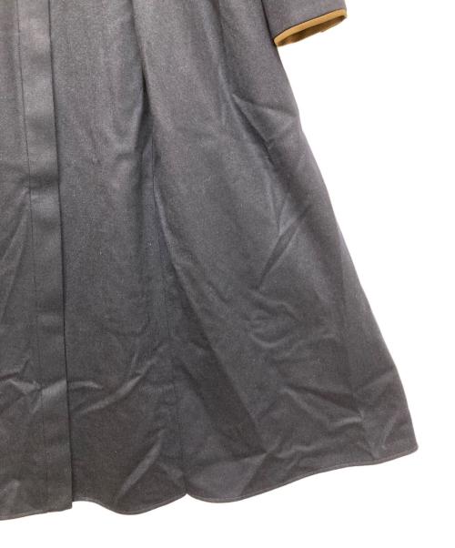 ANAYI（アナイ）ANAYI (アナイ) ウールフラノタックシャツワンピース ネイビー サイズ:36の古着・服飾アイテム