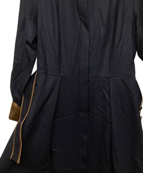ANAYI（アナイ）ANAYI (アナイ) ウールフラノタックシャツワンピース ネイビー サイズ:36の古着・服飾アイテム