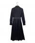 ANAYI (アナイ) ウールフラノタックシャツワンピース ネイビー サイズ:36：15000円