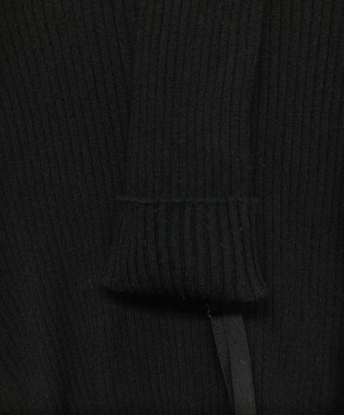 courreges（クレージュ）courreges (クレージュ) バックオープンニット ブラック サイズ:Mの古着・服飾アイテム